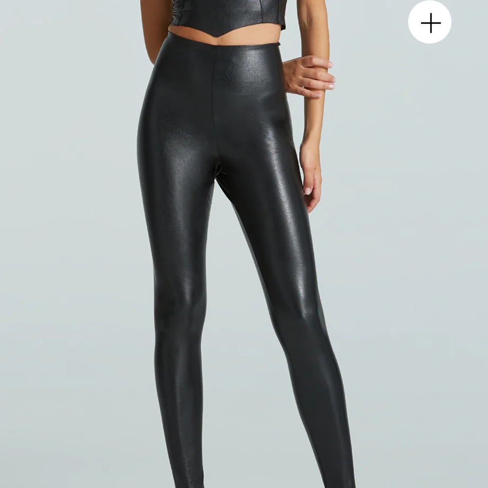 Commando Faux Leather black leggings